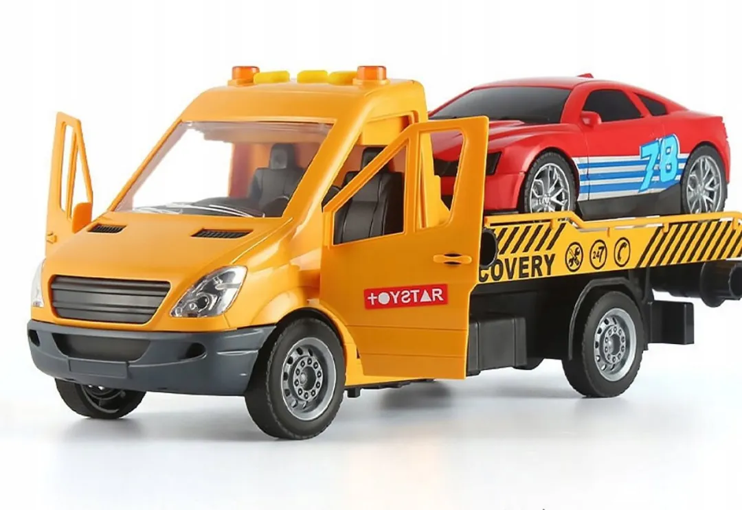 Grote Sleepwagen Speelgoedauto met Geluid & Licht - Kinderen