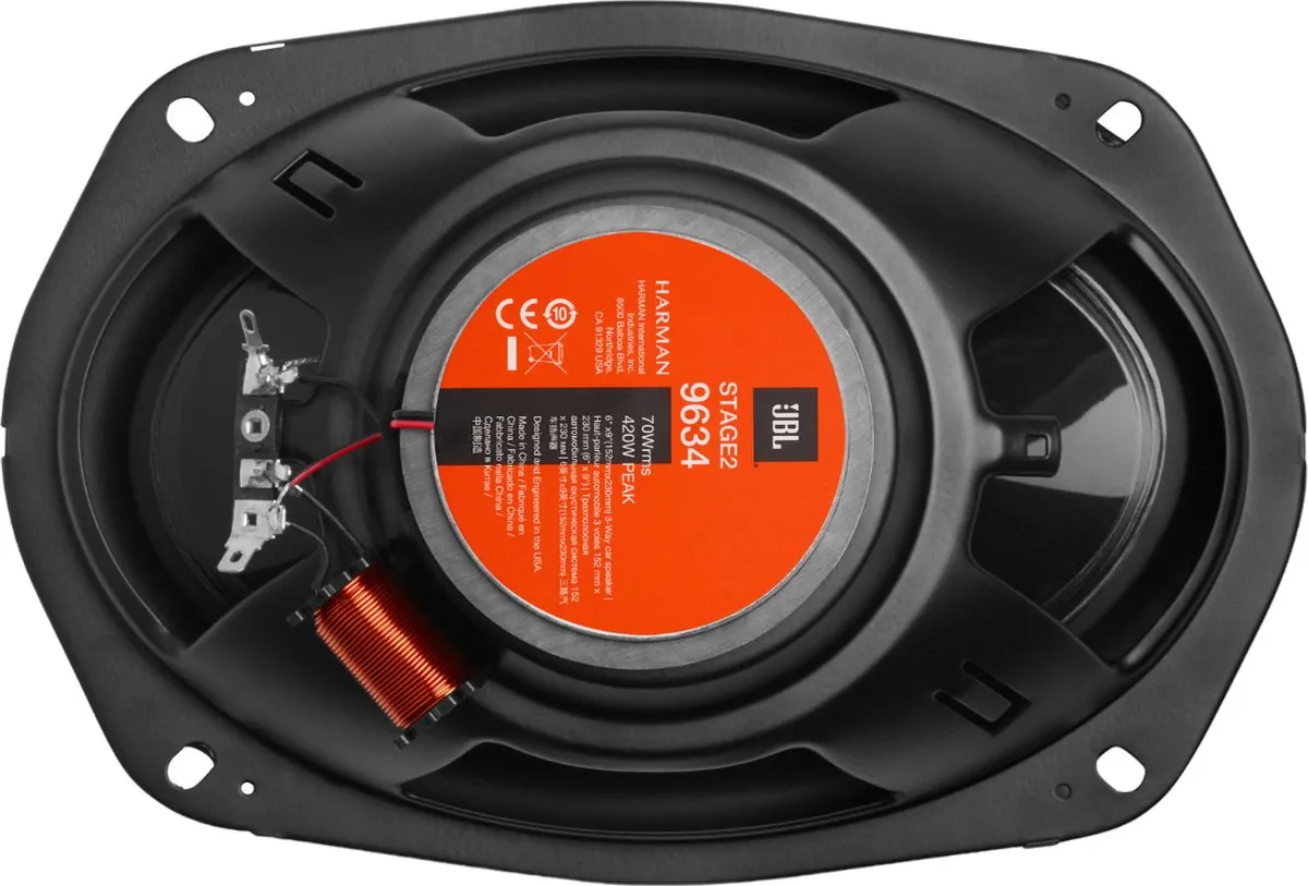 JBL Stage2 9634 Autospeakers - 420W - Zwart