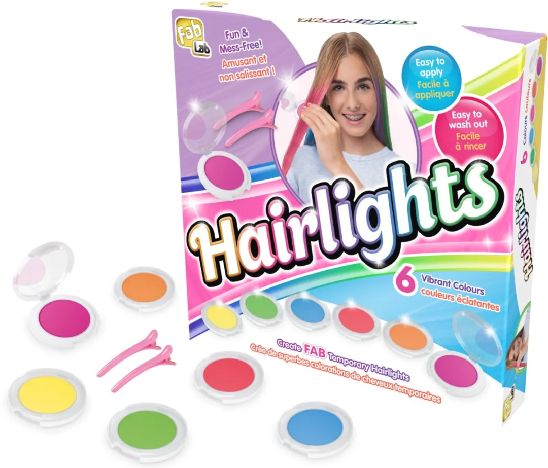 Goliath Fablab Hairlights Haarkrijt - 6 Stuks - Kindervriendelijk - afbeelding 6 van 6