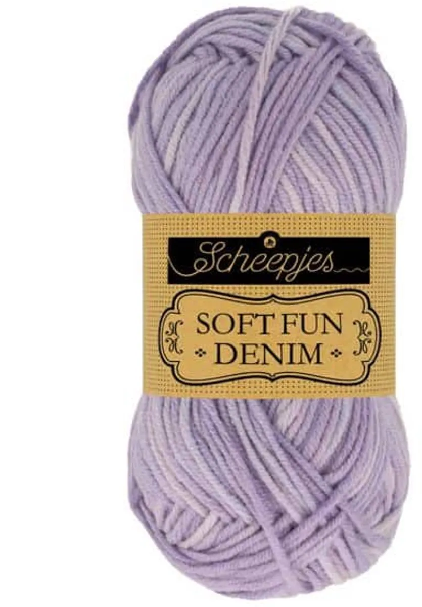 Scheepjes Softfun Denim 512 - 50g - Paars