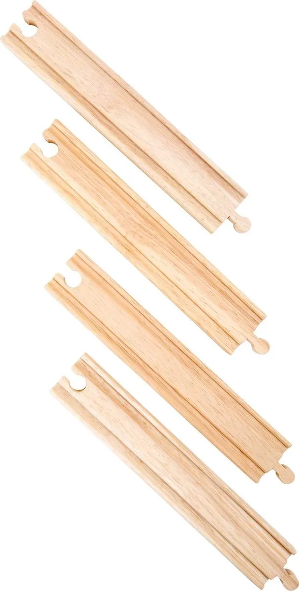 Small Foot Long Railway Tracks 4 Stuks