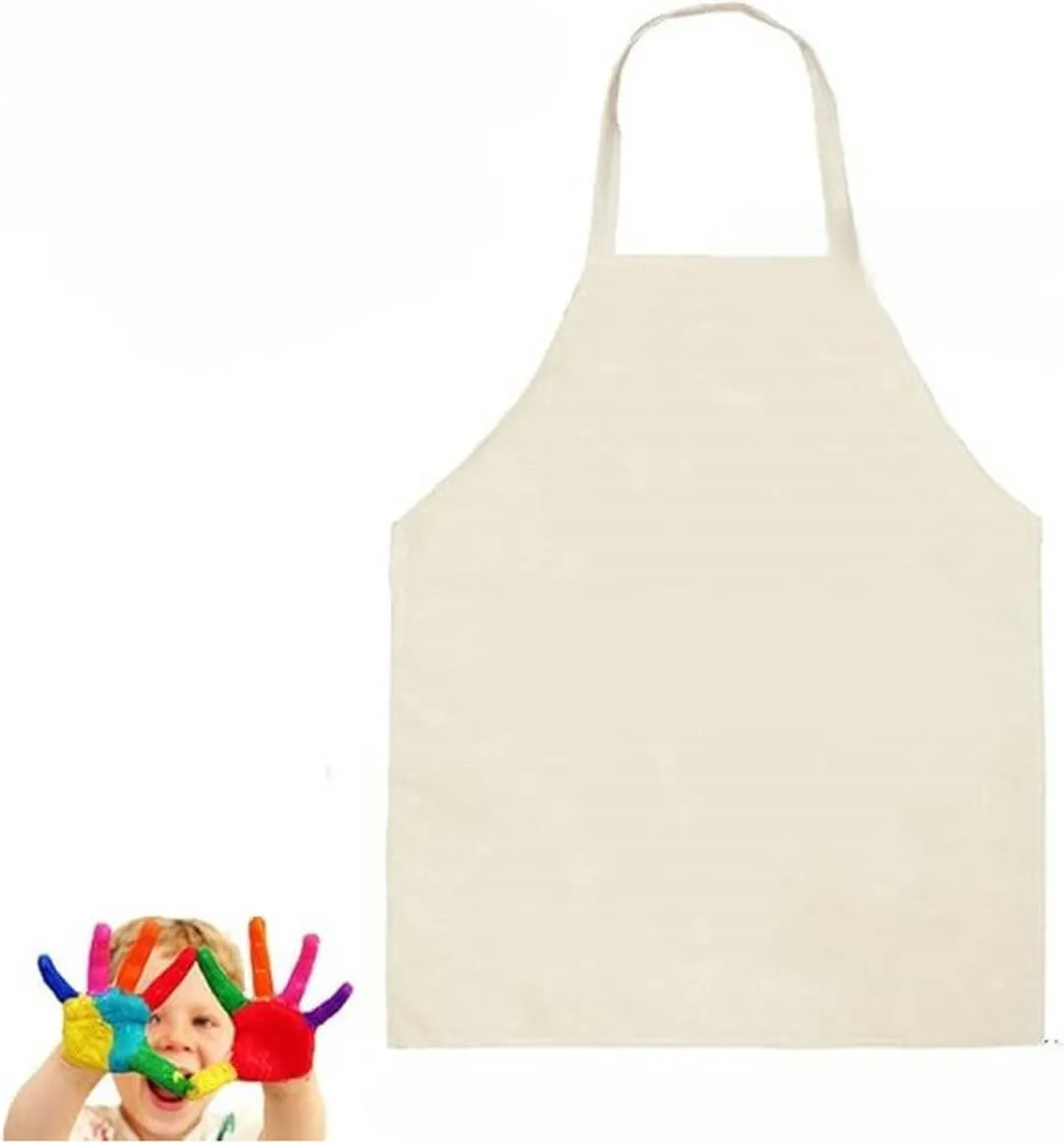 Creativ Company Katoenen Kinderschort Naturel