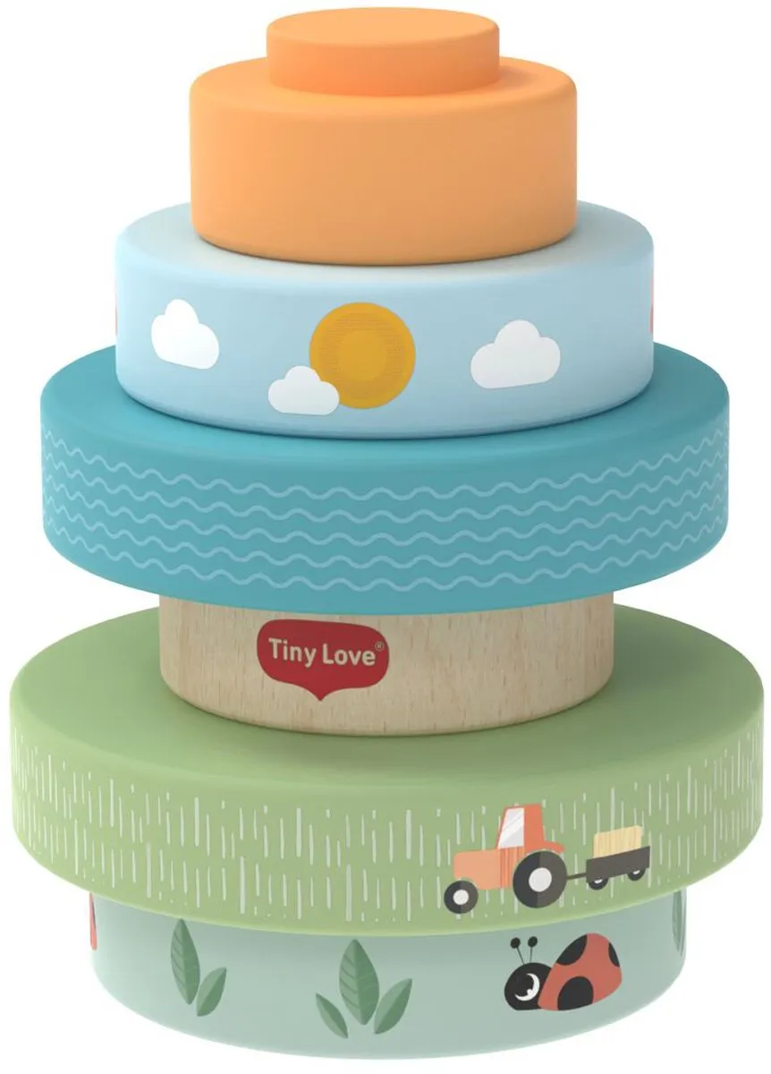 Tiny Love Farmers Funday Stapeltoren - Multicolor