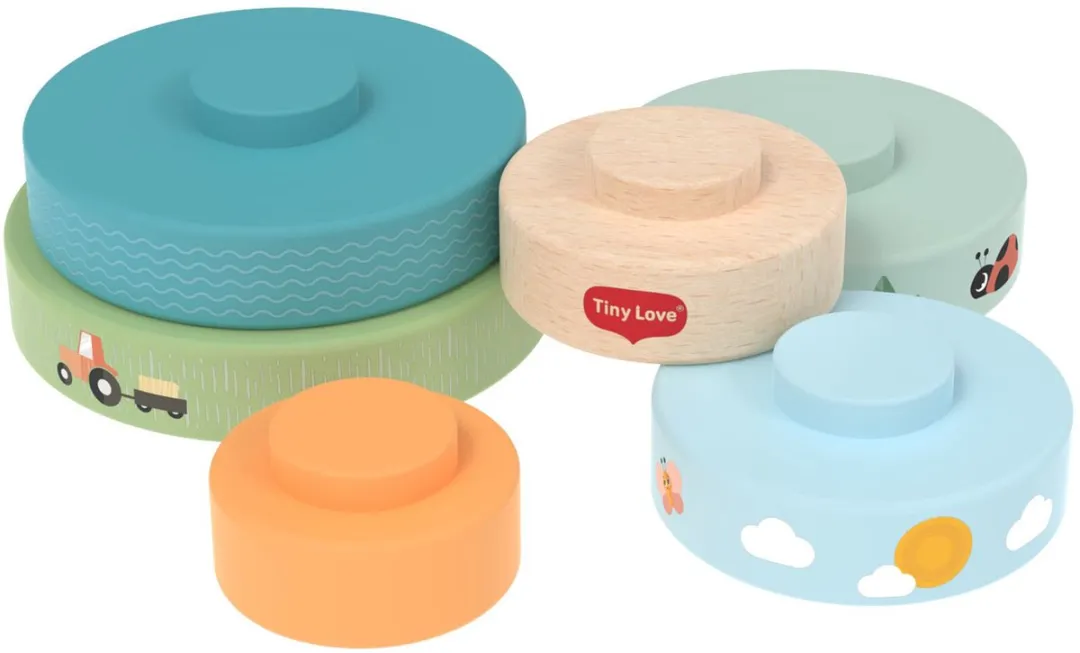 Tiny Love Farmers Funday Stapeltoren - Multicolor