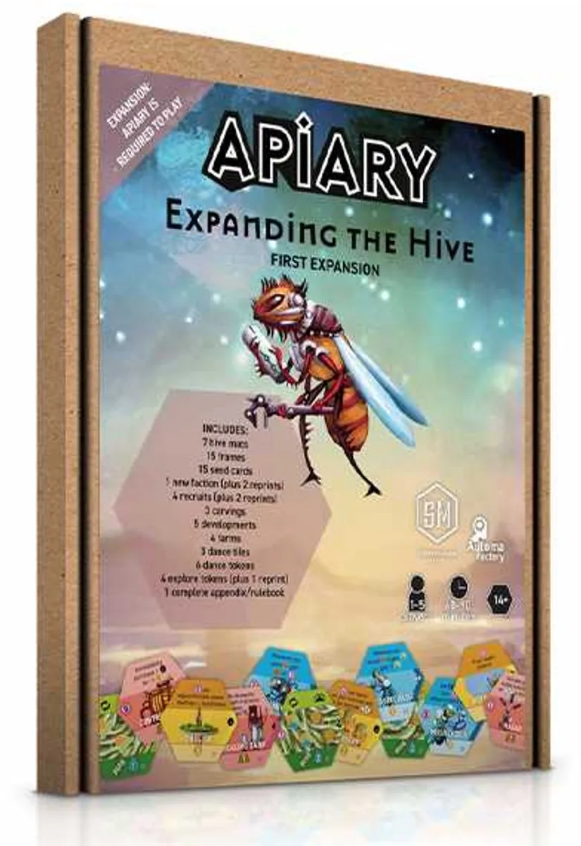 Apiary Expanding the Hive - Uitbreiding - Engelstalig Bordspel