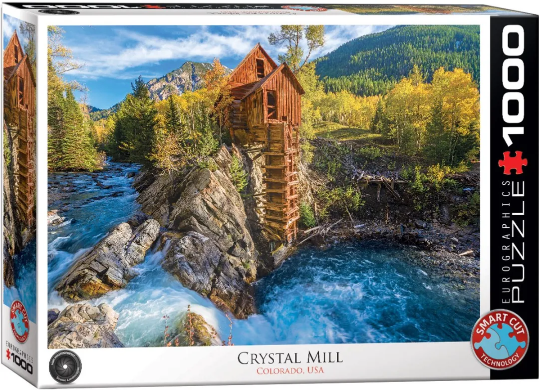 Eurographics Crystal Mill Puzzel 1000 Stuks - Meerkleurig