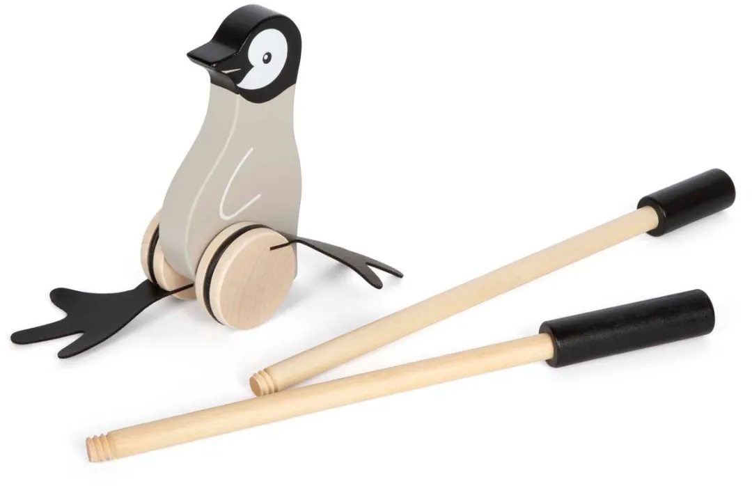 Small Foot Houten Duwfiguur Penguin