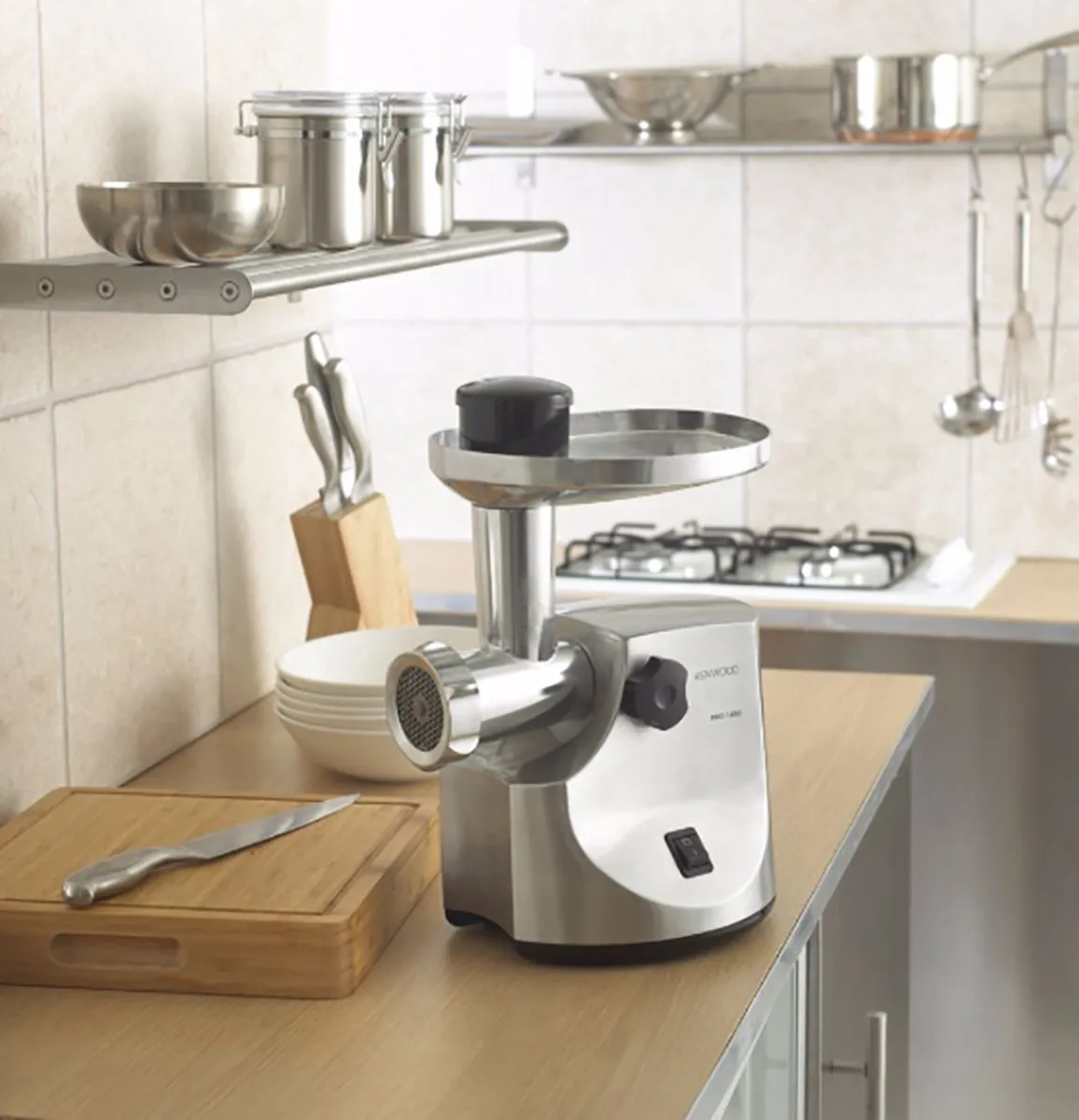 Kenwood MG510 Vleesmolen 450W - Zilver