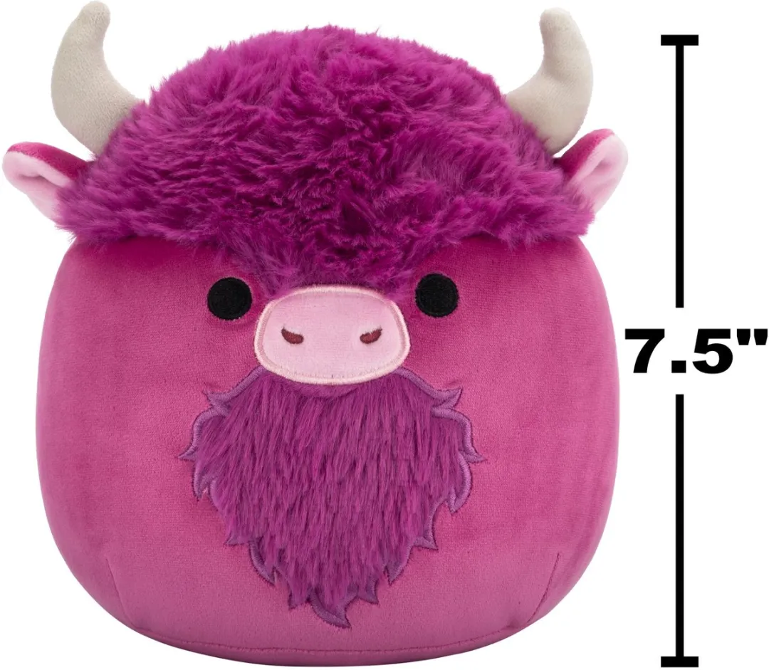 Squishmallows Dave Plum Bison 19cm