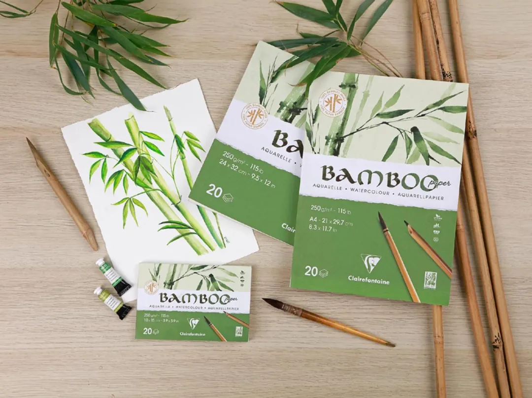 Clairefontaine Aquarelblok BAMBOO A5 250g/m²