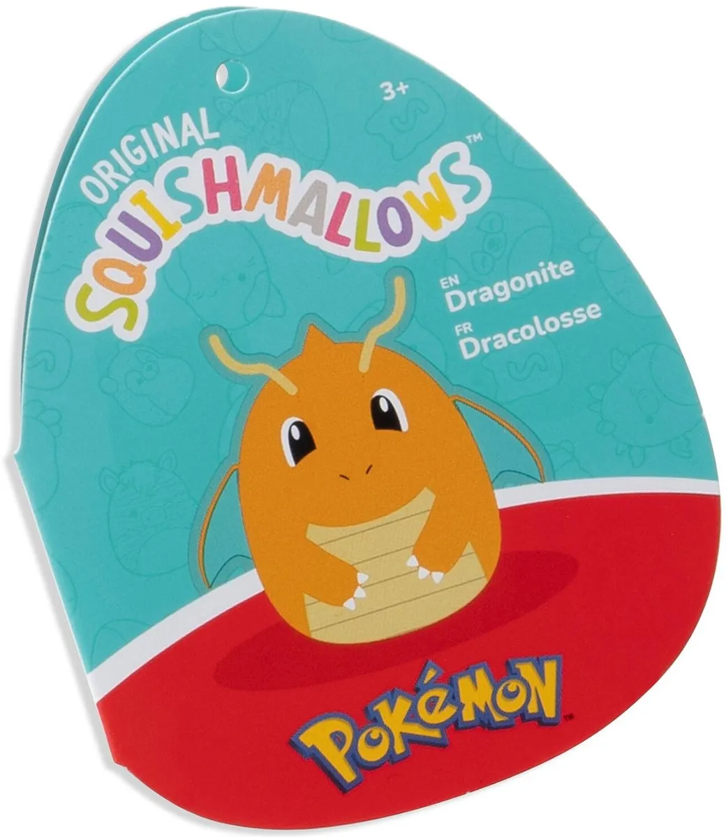 Squishmallows Pokémon Dragonite 25cm - Multikleur