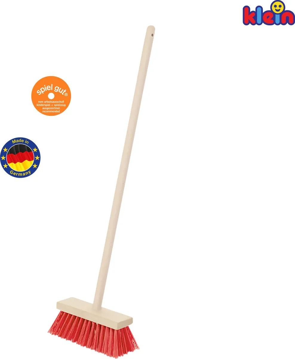 Klein Toys Pure Fresh Kinderbezem - Rood