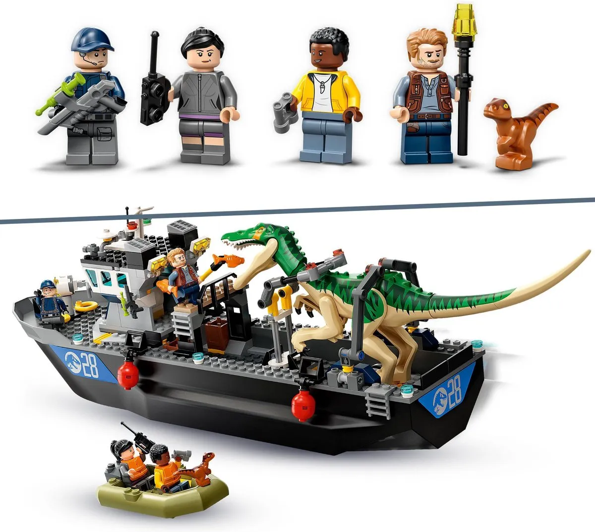 LEGO Jurassic World Baryonyx Bootontsnapping 76942 - 308 Stukken - afbeelding 6 van 6