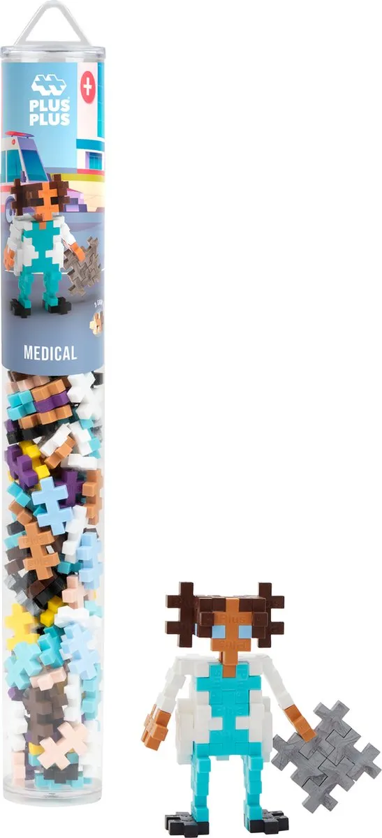 Plus-Plus Tube Dokter 100-delig Bouwset