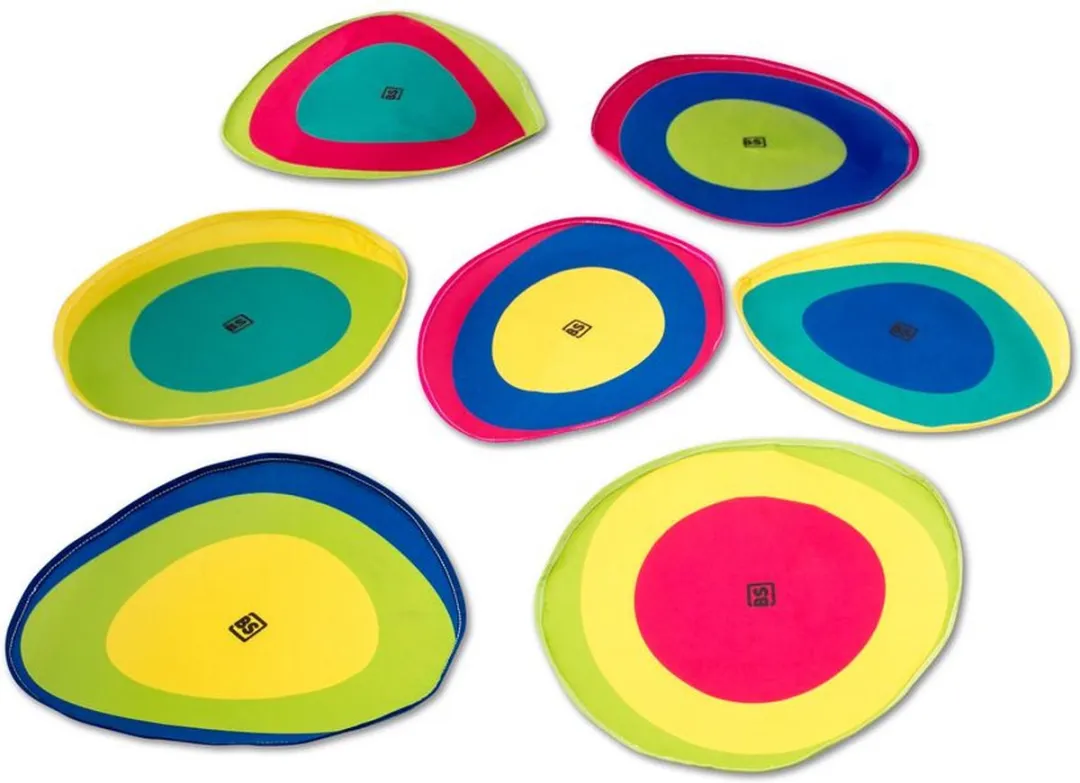 BS Toys Activiteit Eilanden Hout Buitenspeelgoed - 15-delig Multicolor