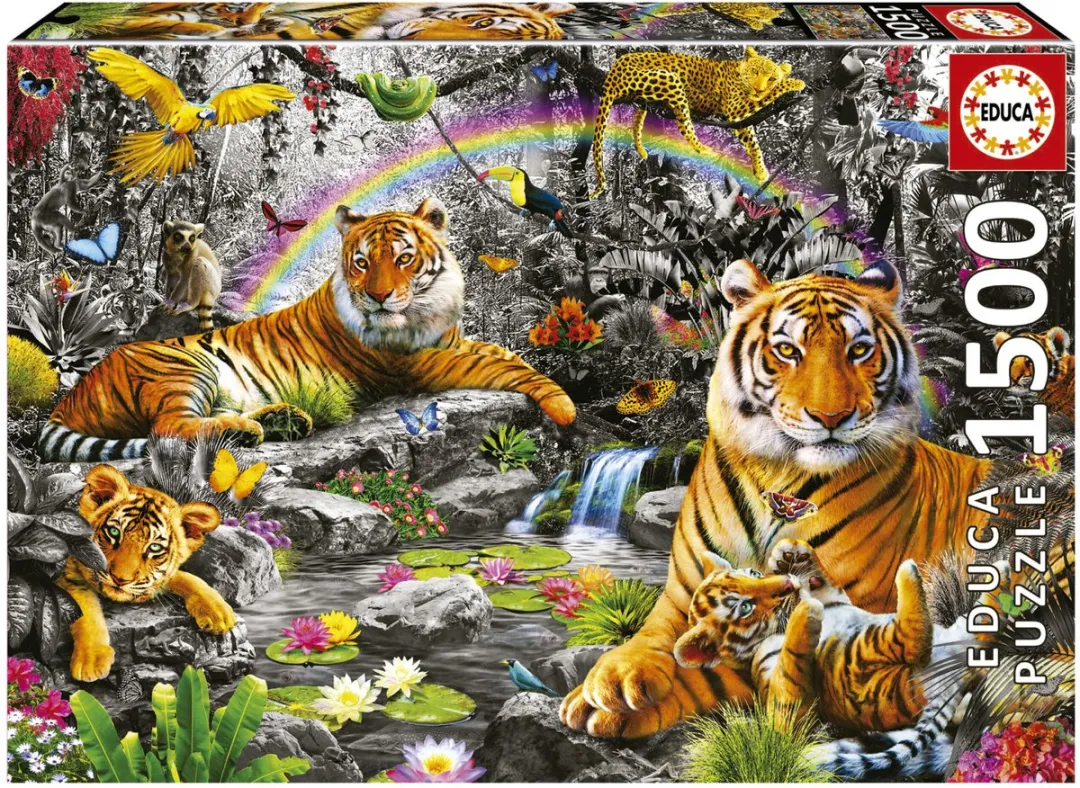 Educa Puzzel Tijgers 1500 Stuks
