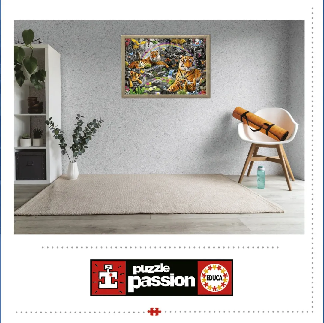 Educa Puzzel Tijgers 1500 Stuks - Multicolor - afbeelding 6 van 6