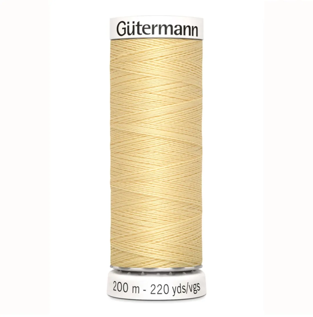 Gutermann Polyester Naaigaren 200m - Geel