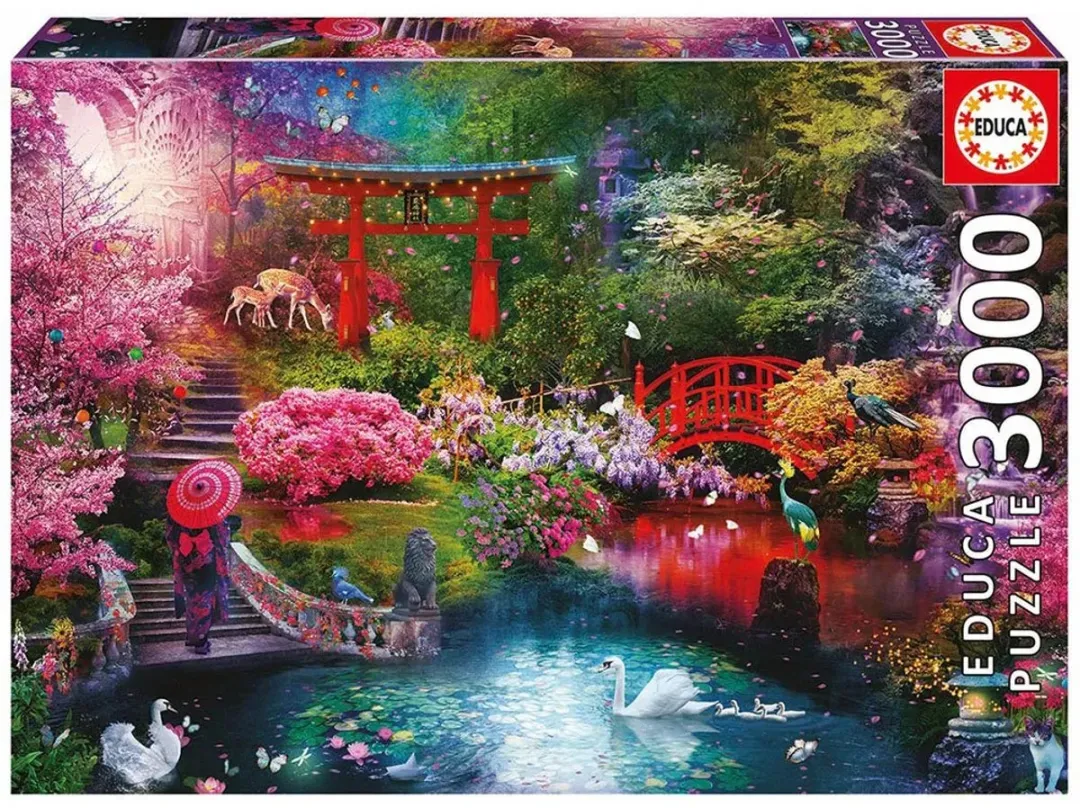 Educa Puzzel 3000 Stuks Japanse Tuin