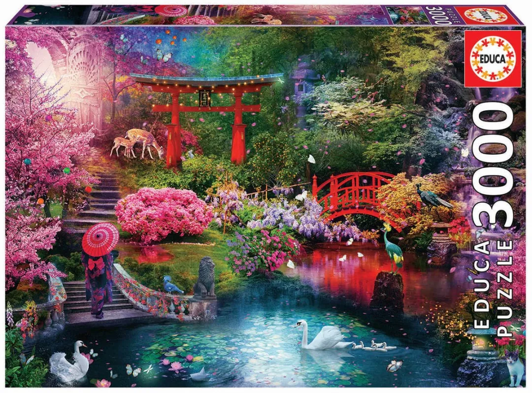 Educa Puzzel 3000 Stuks Japanse Tuin