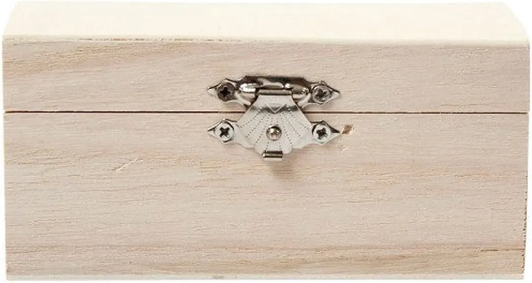 Creativ Company Houten Schatkist 11,5x5,8x5,8cm - Multicolor