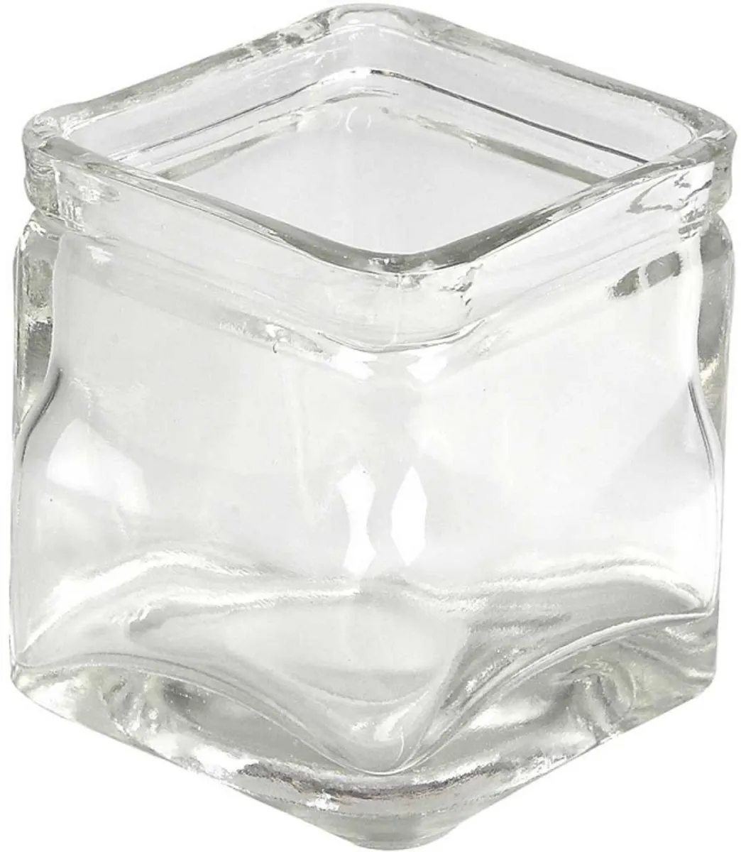 Creativ Company Glazen Windlicht 7,5x7,5cm