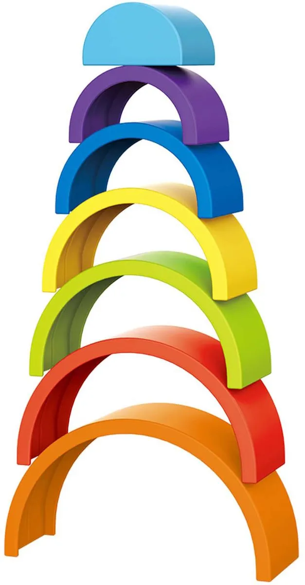 Toi-Toys Little Stars Baby Stapeltoren Regenboog