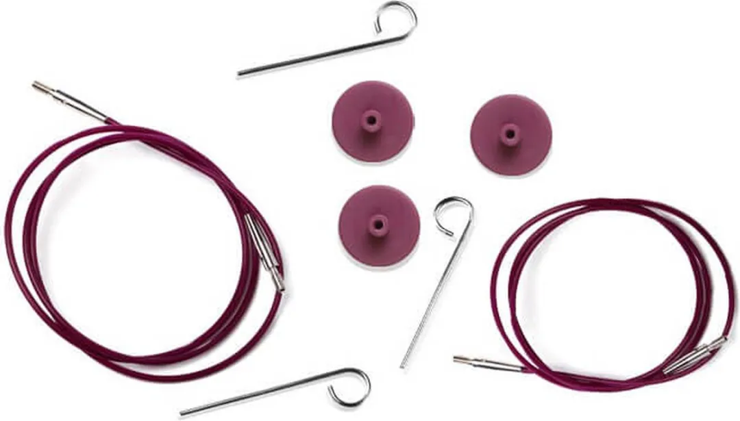 Knitpro verwisselbare kabel voor rondbreinaalden 80 cm