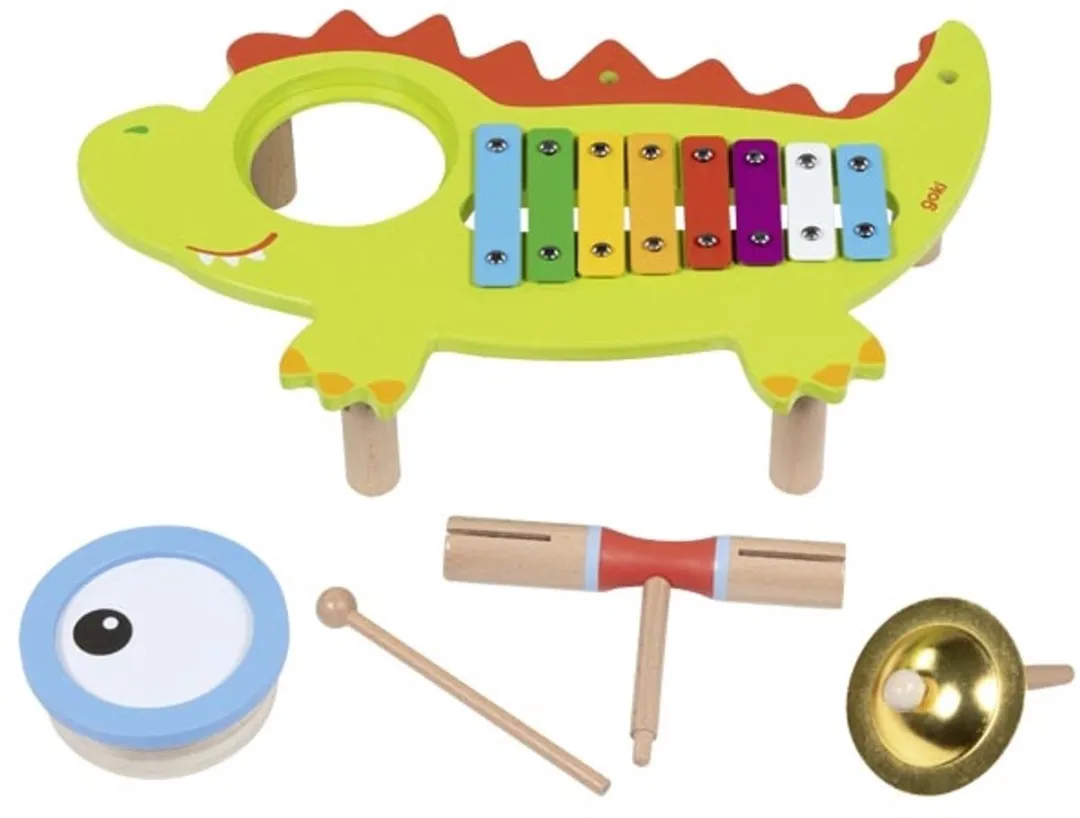 Goki Music Station Crocodile - Multicolor