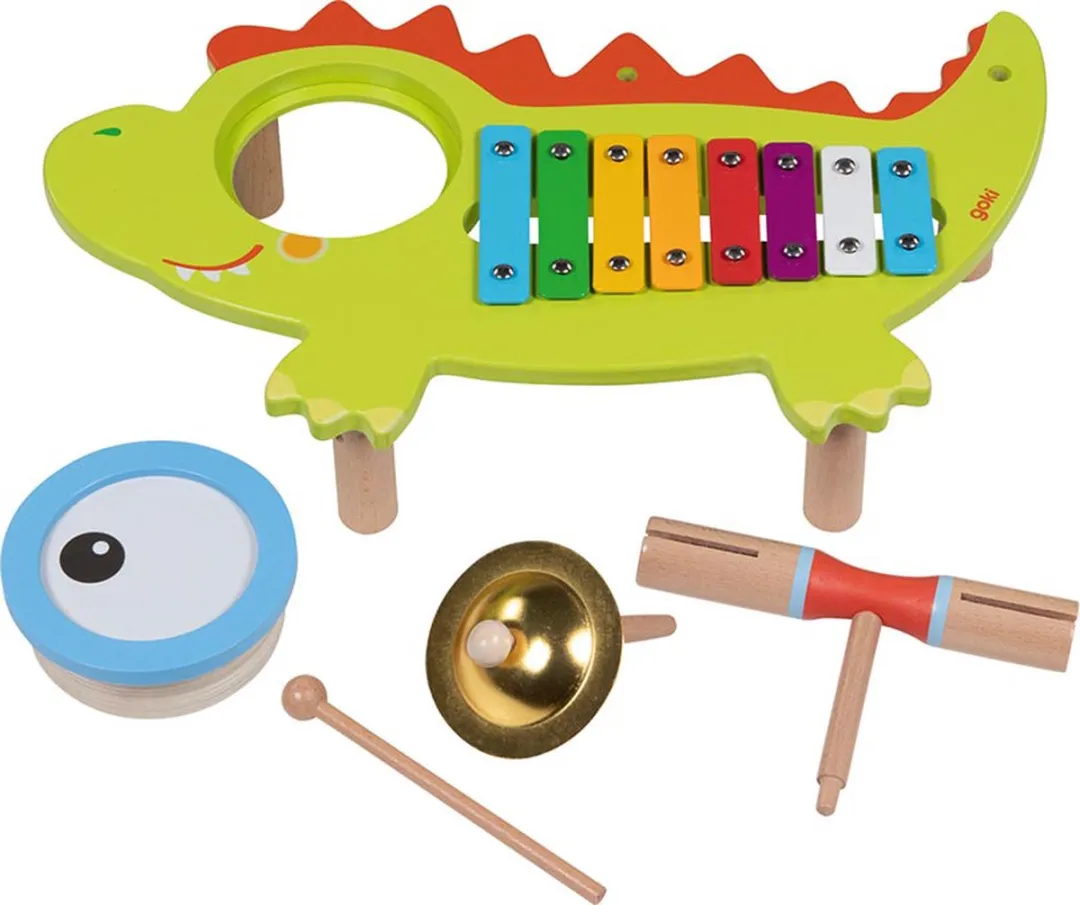 Goki Music Station Crocodile - Multicolor