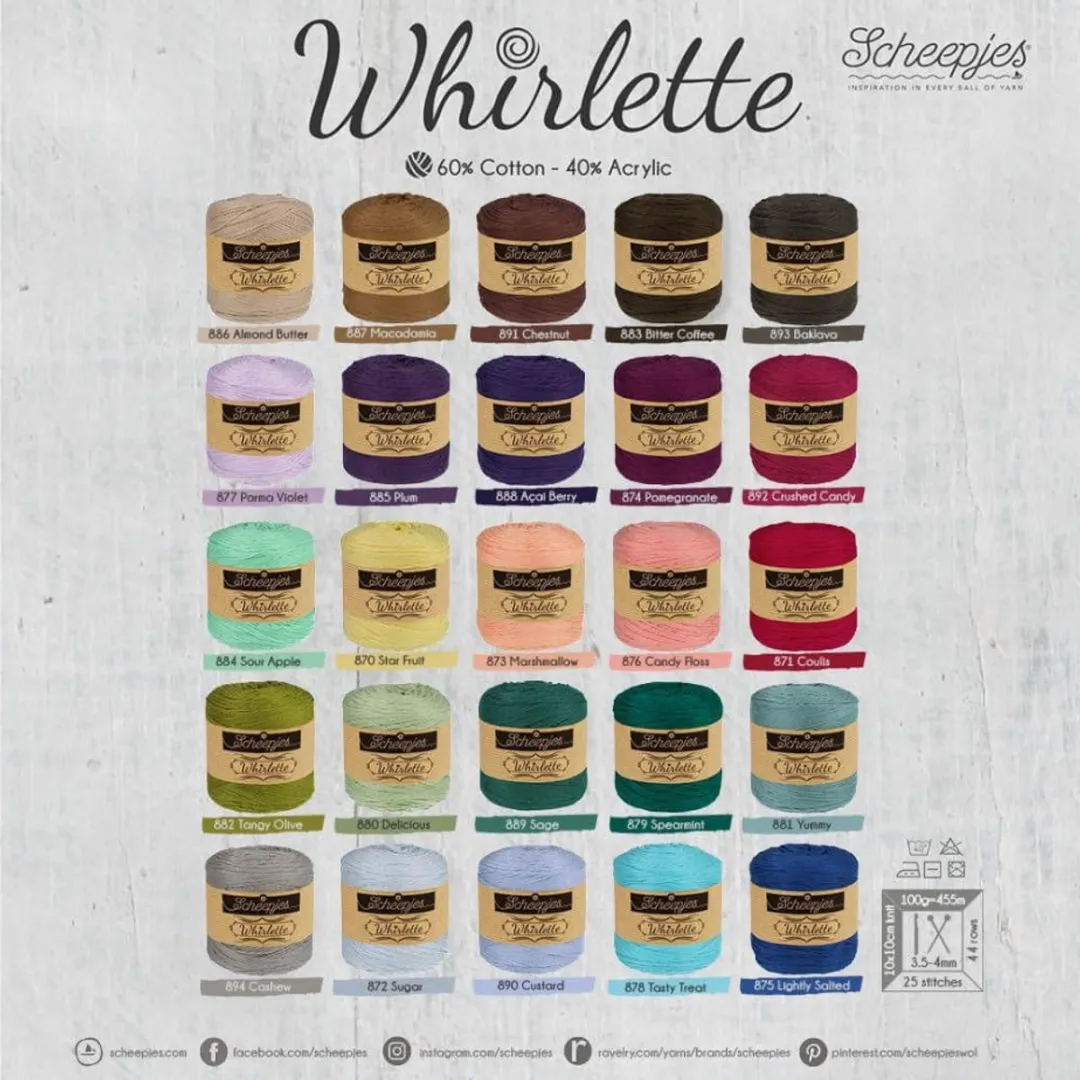 Scheepjes Whirlette 100g - Lightly Salted Blauw