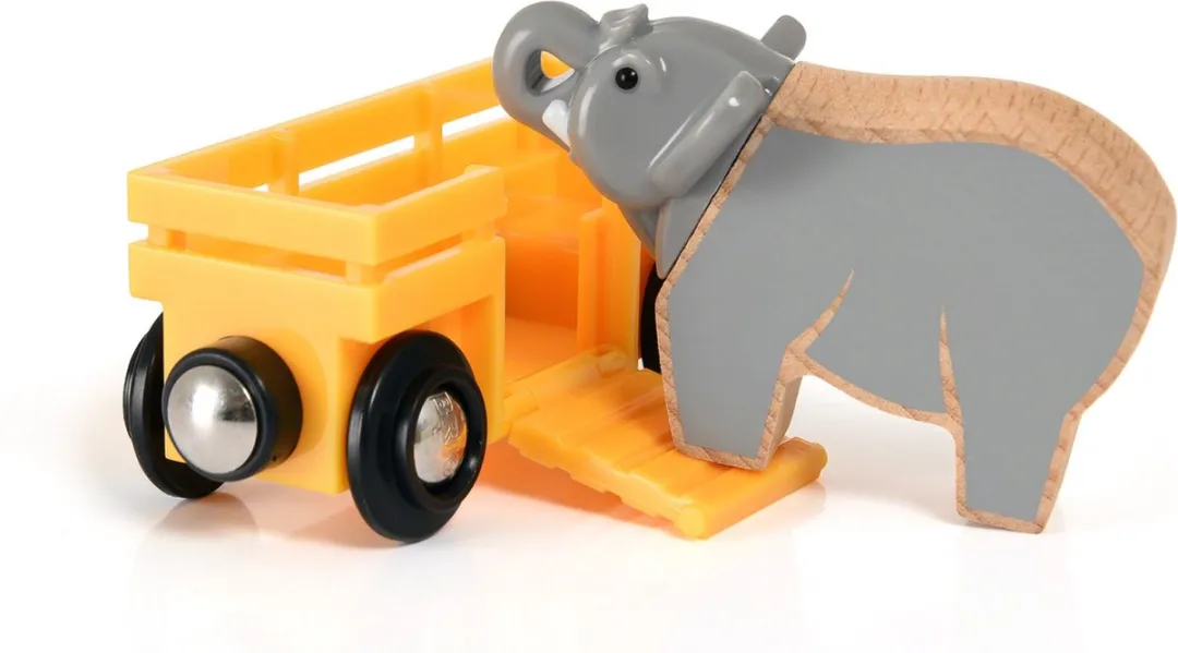 BRIO Wagon met olifant 33969 - Multicolor