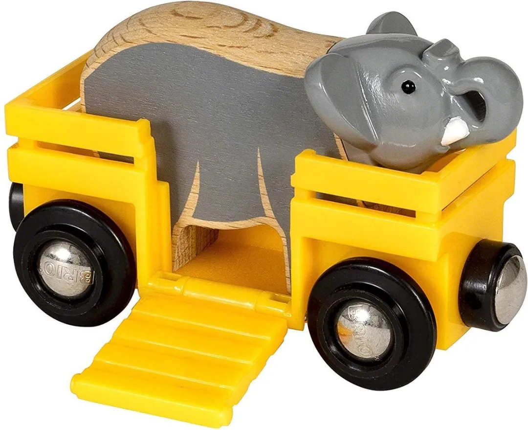 BRIO Wagon met olifant 33969 - Multicolor