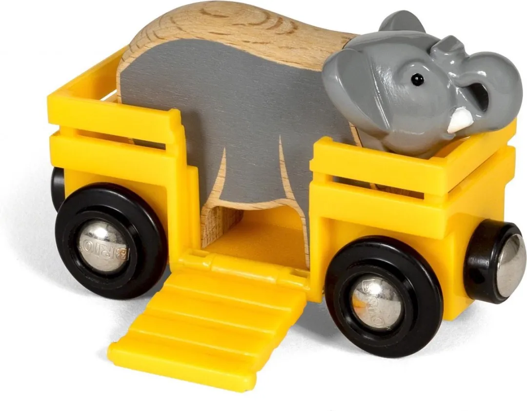 BRIO Wagon met olifant 33969 - Multicolor