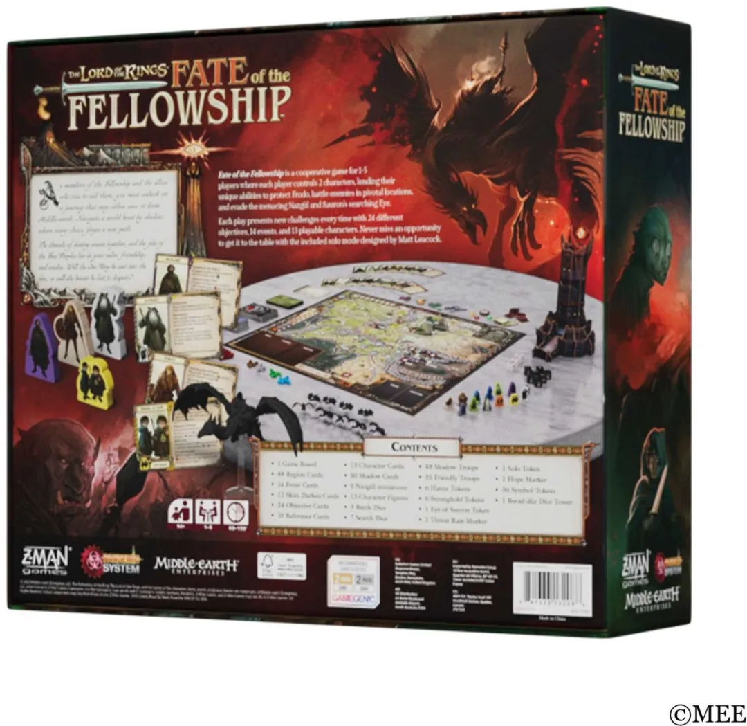 Asmodee The Lord of the Rings Fate of the Fellowship - 1-5 Spelers