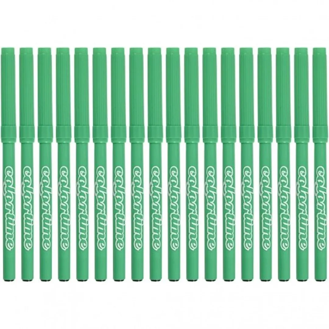 Colortime Stiften 2mm Lichtgroen - 18 Stuks