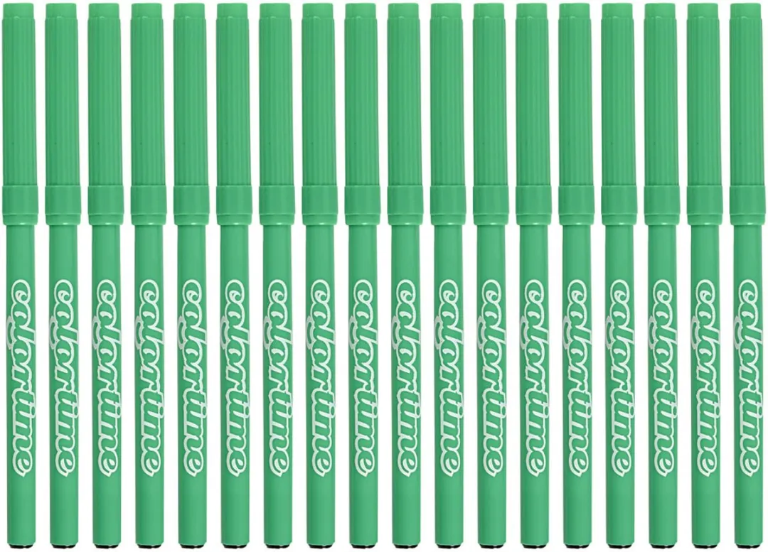 Colortime Stiften 2mm Lichtgroen - 18 Stuks