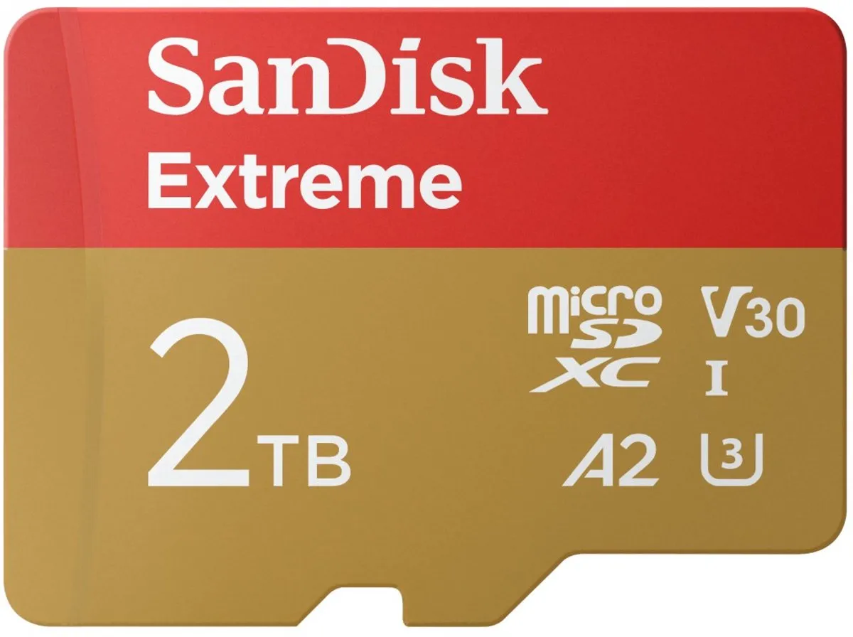 SanDisk Extreme MicroSDXC SDSQXAV-2T00-GN6MA 2TB