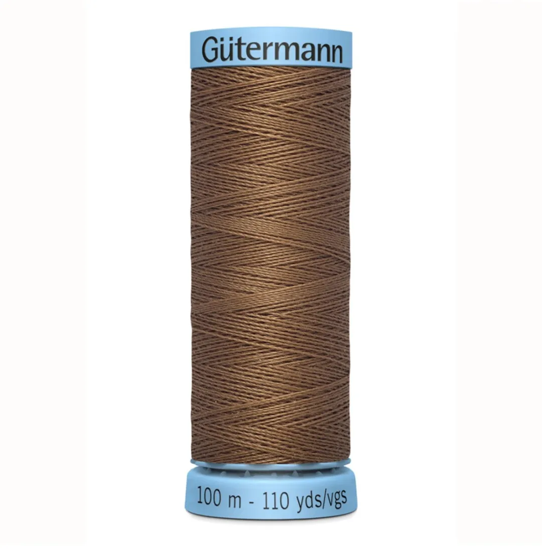 Gutermann Zijde Garen 100m - Zwart/Grijs/Wit