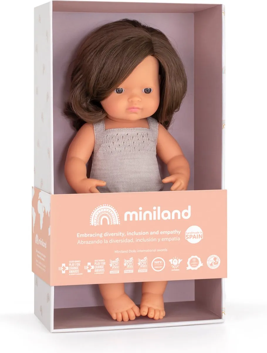 Miniland Pop Europees Meisje 38cm - 841308