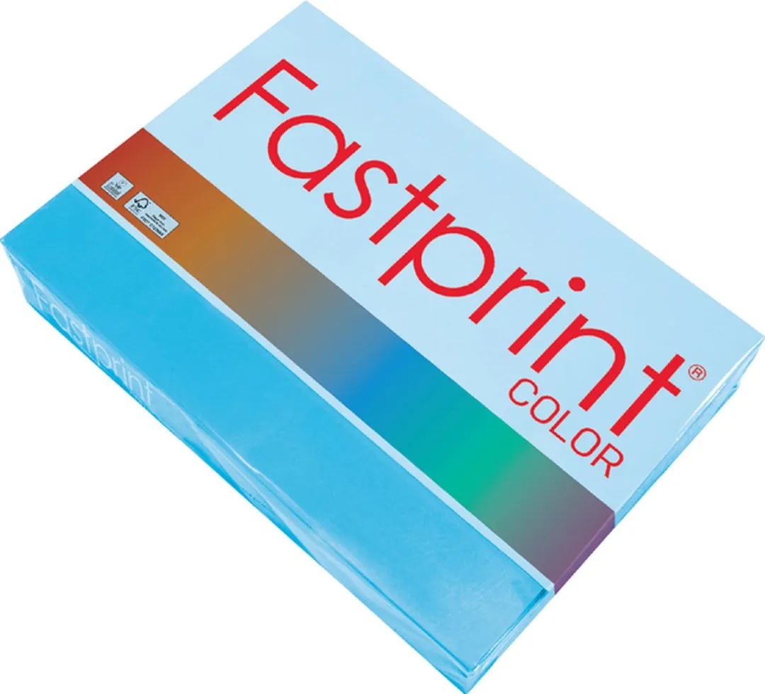 Quantore Gekleurd Papier A4 160gr Azuurblauw - 250 Vel