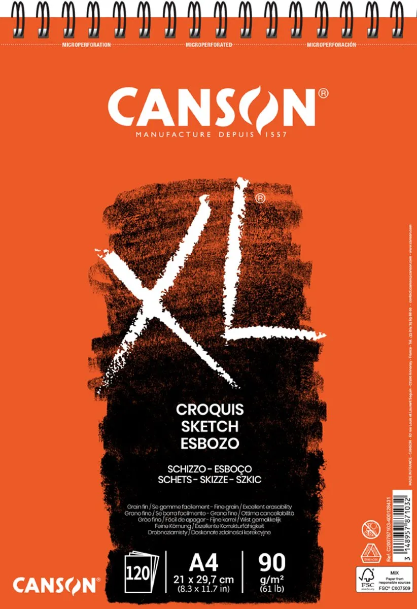 Canson Schets- en Studieboek XL A2