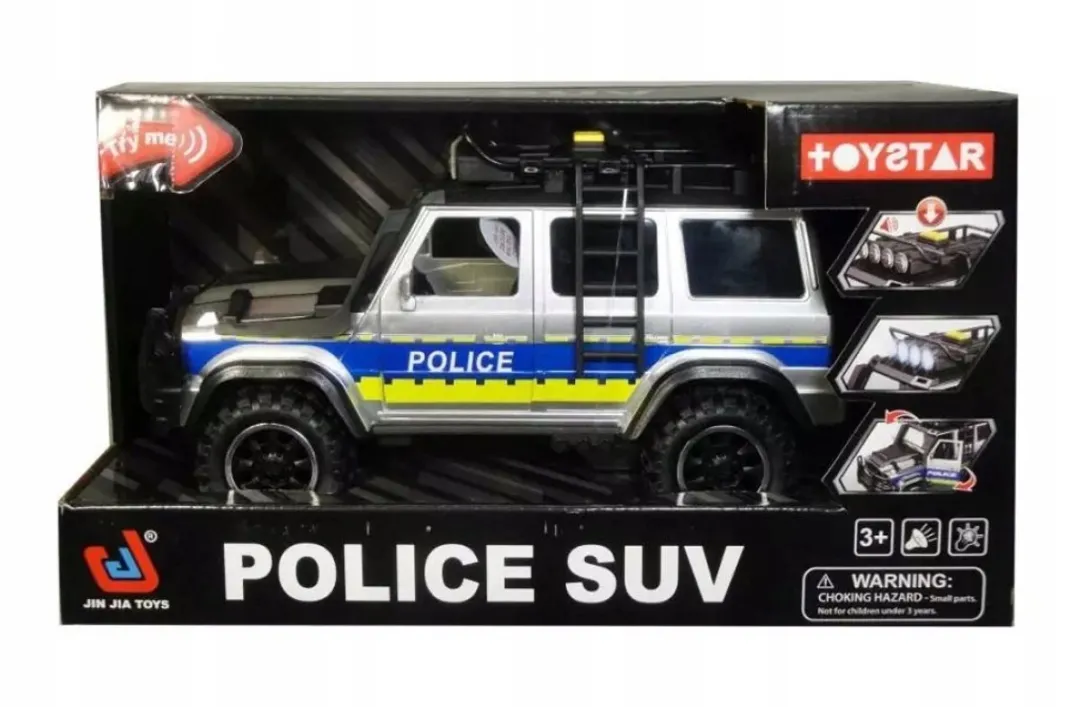 Terreinwagen Politie met Licht & Geluid - Speelgoed