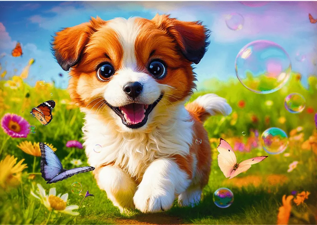Trefl Happy Puppy Puzzel 500 Stuks - Multicolor
