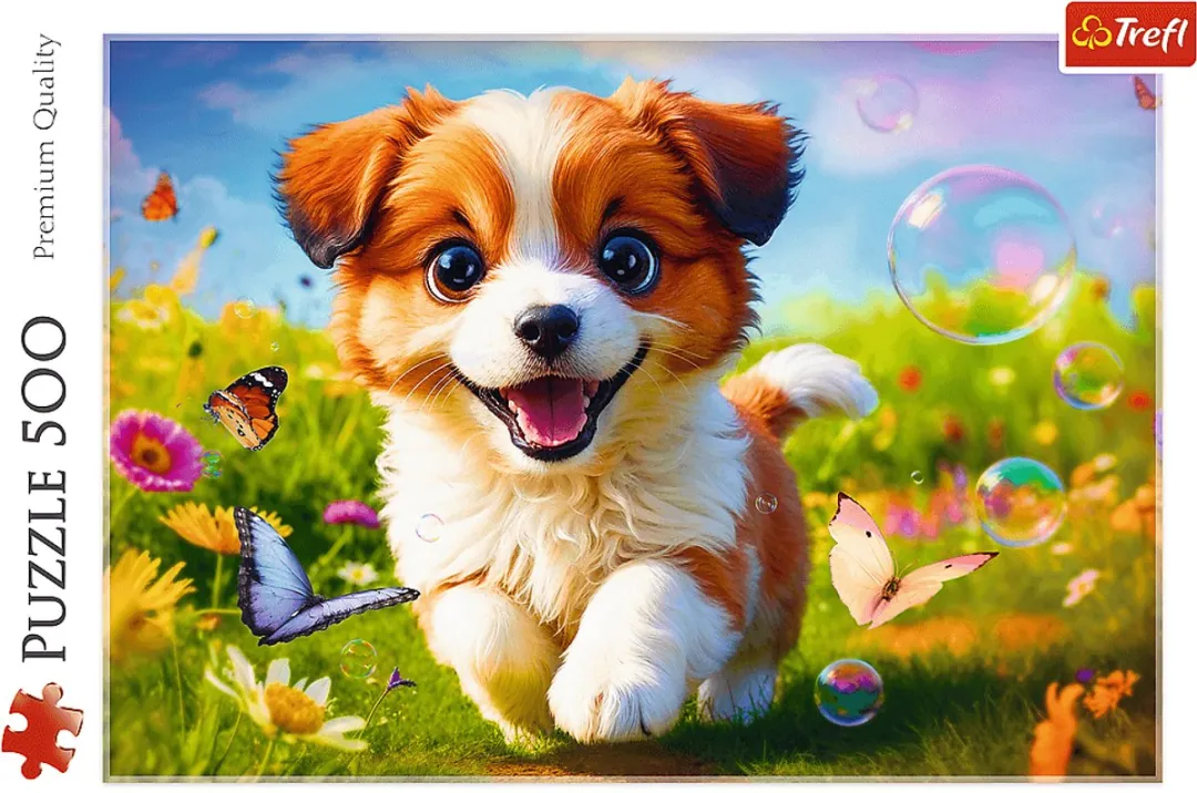 Trefl Happy Puppy Puzzel 500 Stuks - Multicolor