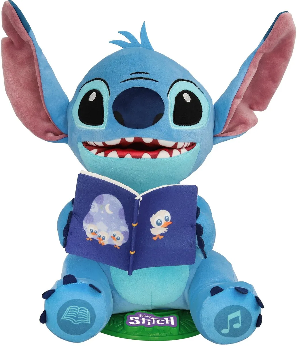 Disney Stitch Interactieve Knuffel - Blauw - afbeelding 6 van 6