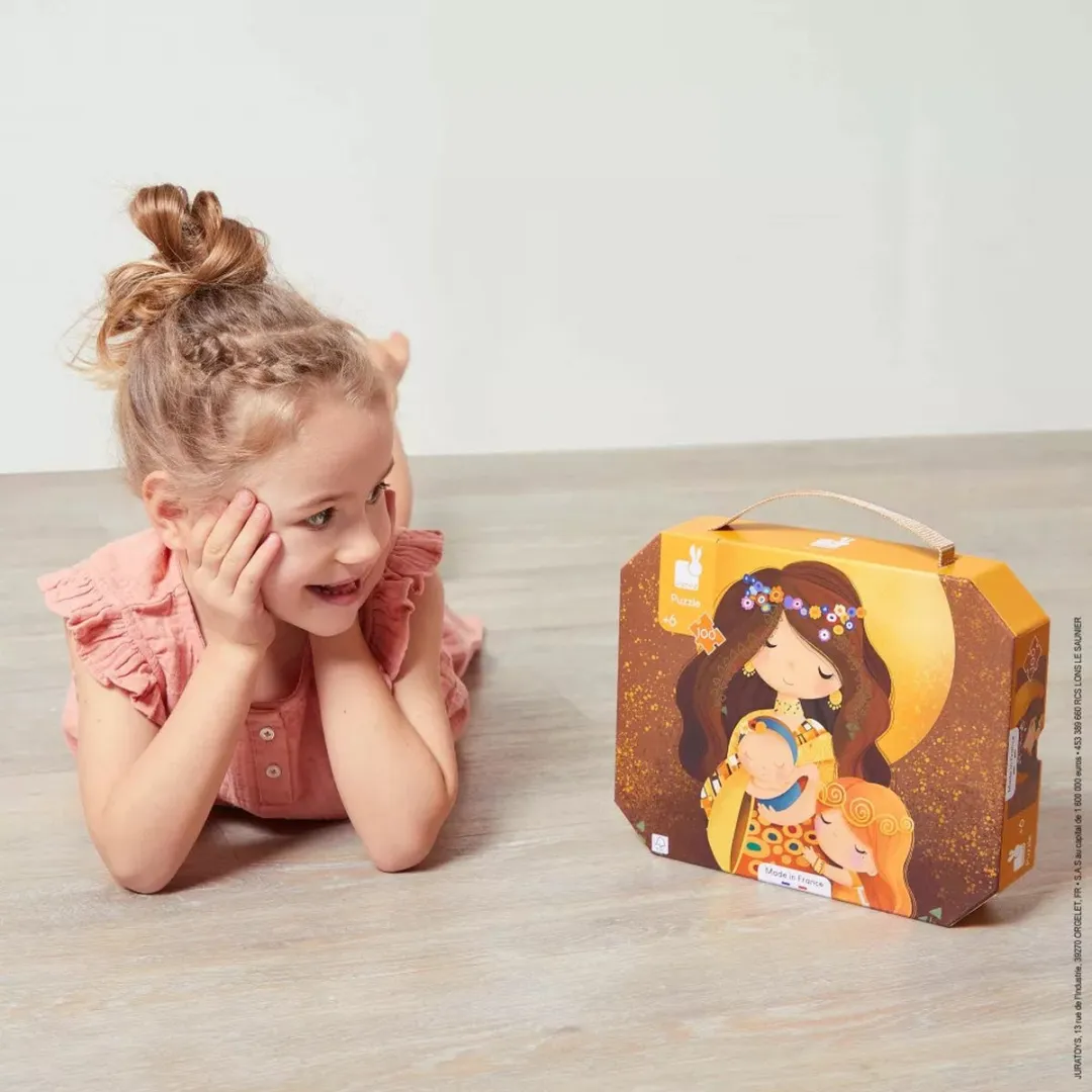 Janod Puzzel Gustav Klimt 100 Stukjes - In Koffer