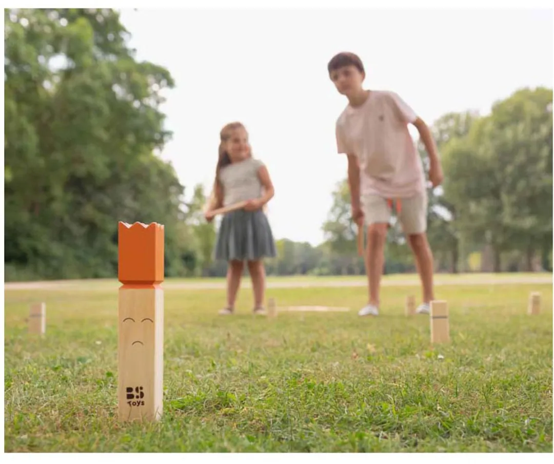 BS Toys Kubb Werpspel GA486 - 2 tot 6 Spelers - afbeelding 6 van 6