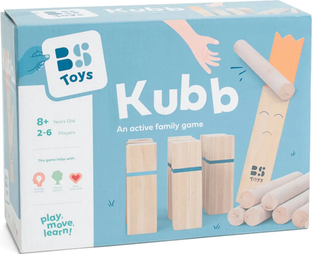 BS Toys Kubb Werpspel GA486 - 2 tot 6 Spelers