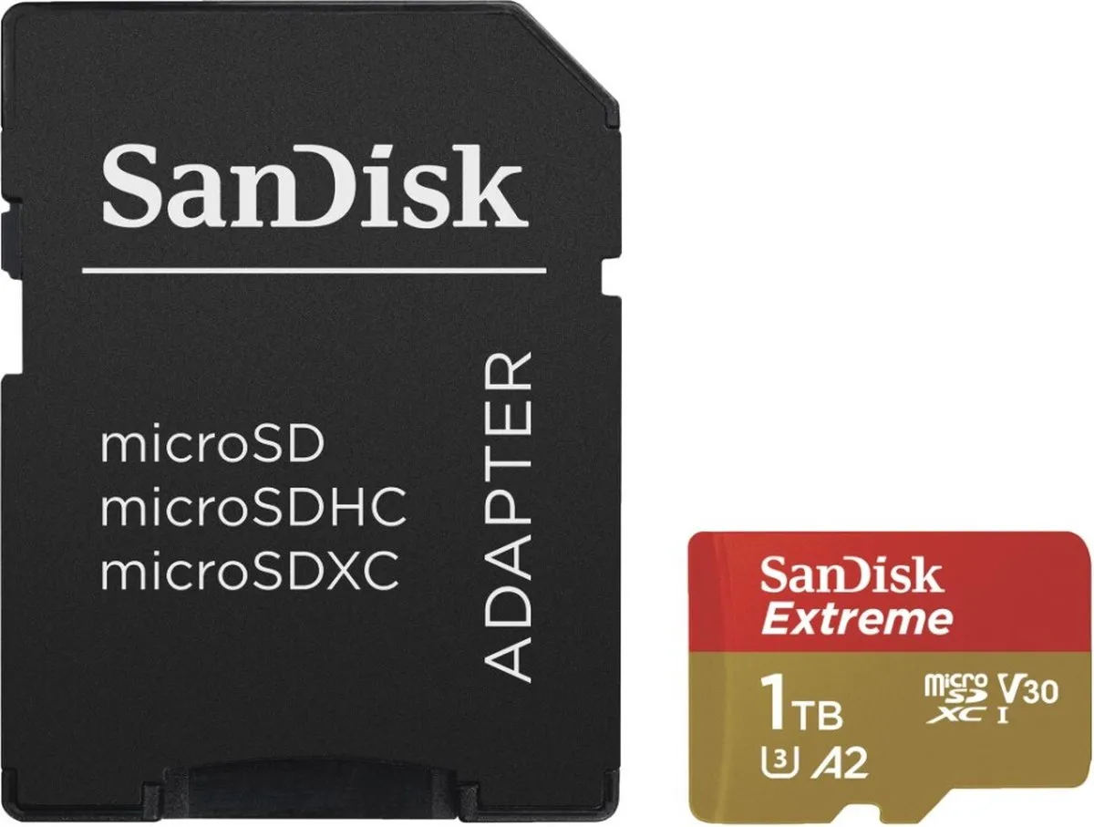 SanDisk Extreme MicroSDXC SDSQXA1-1T00-GN6MA 1TB - 160MB/s